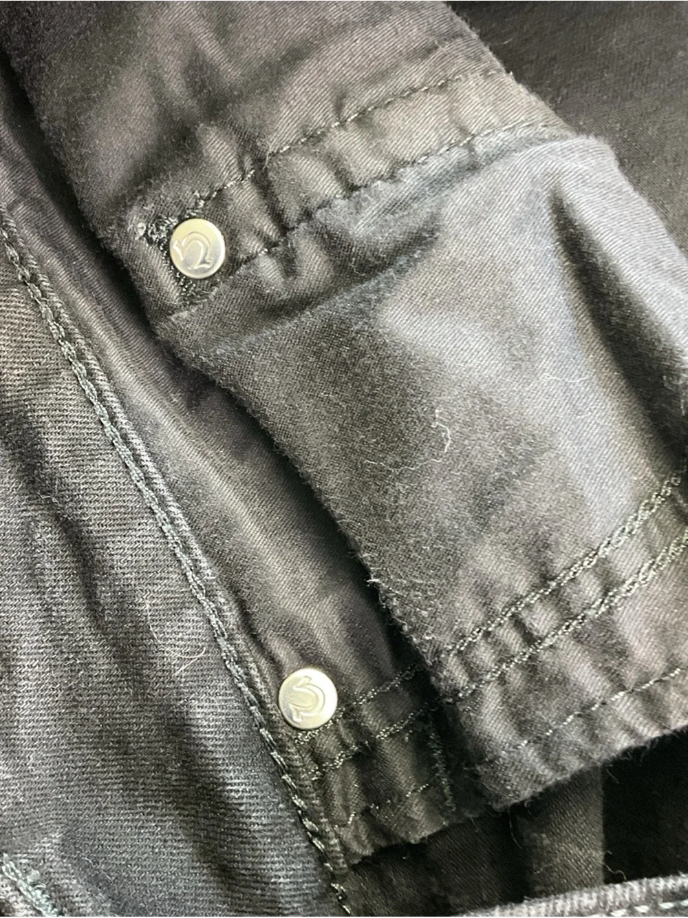 True Religion Black Men's Slim Jeans Rocco